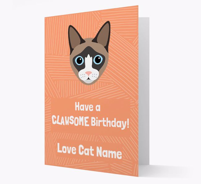 'Clawsome Birthday' - Personalised {breedCommonName} Card